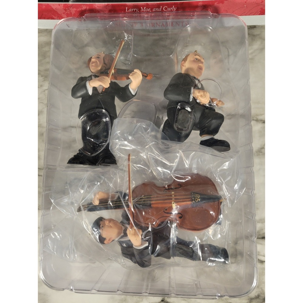 Hallmark The Three Stooges Keepsake Ornament 1998 Vintage Larry Moe Curly - Picture 4 of 6